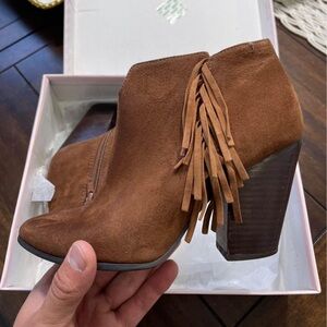 Carlos Brown Suede Boots